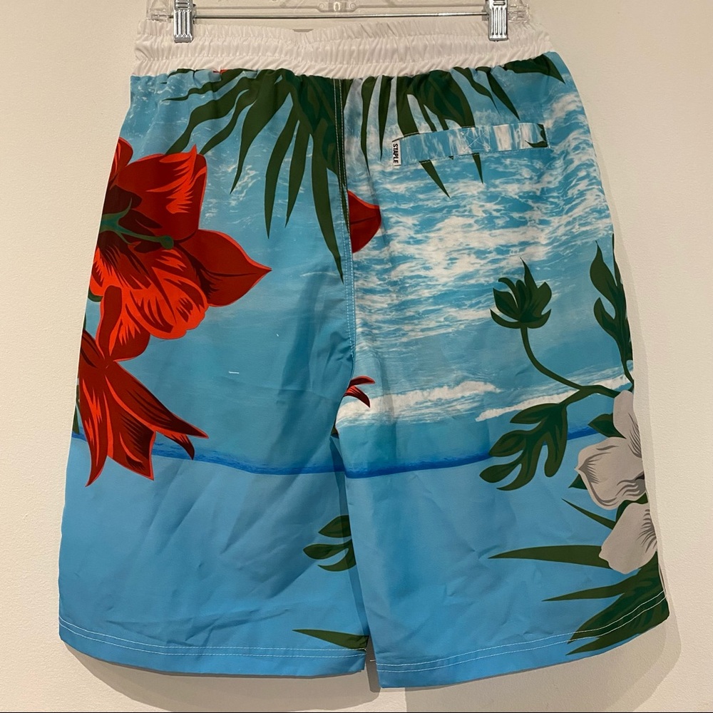 Staple Hawaii Nylon Shorts - Picture 2 of 5